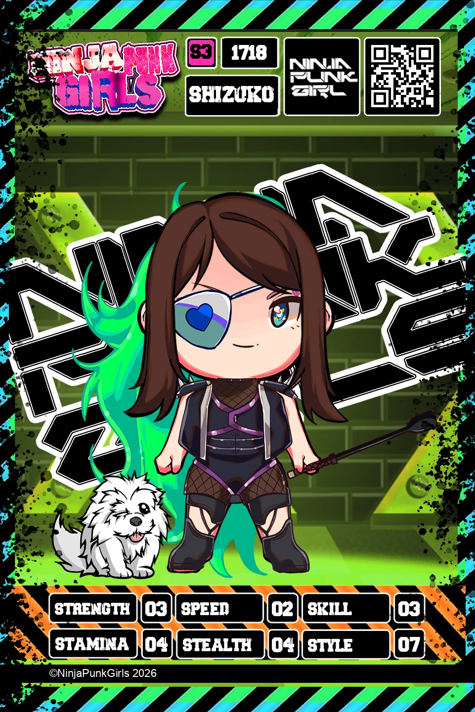 Rebuilt card #1718 Shizuko