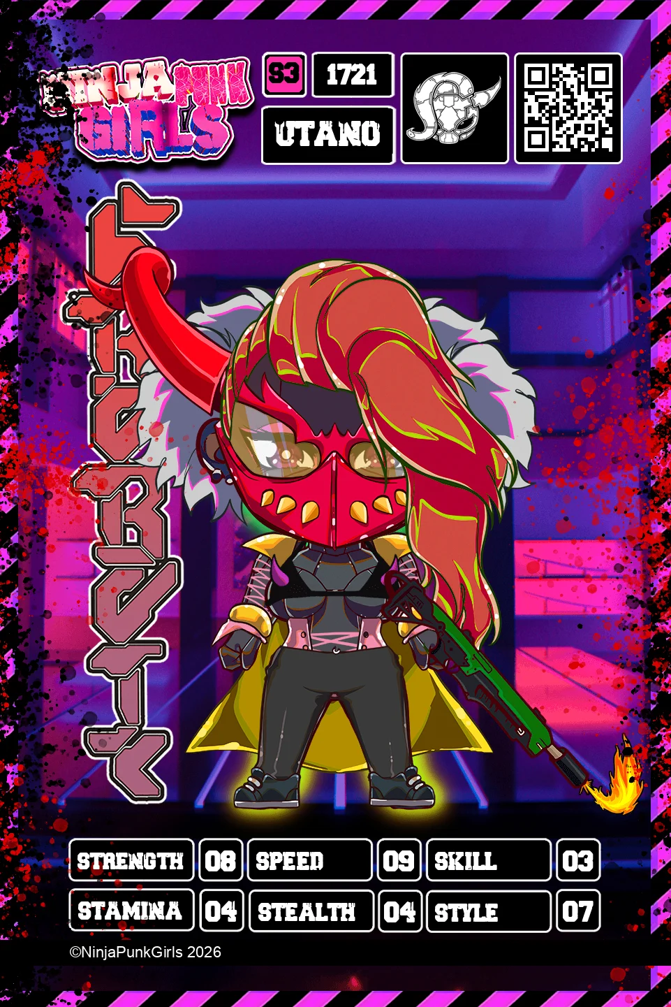 Rebuilt card #1721 Utano