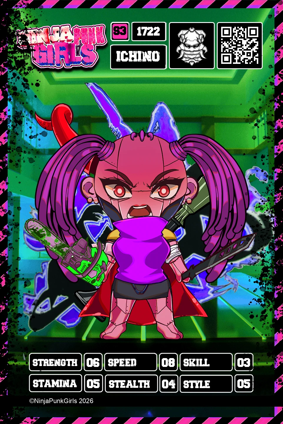 Rebuilt card #1722 Ichino