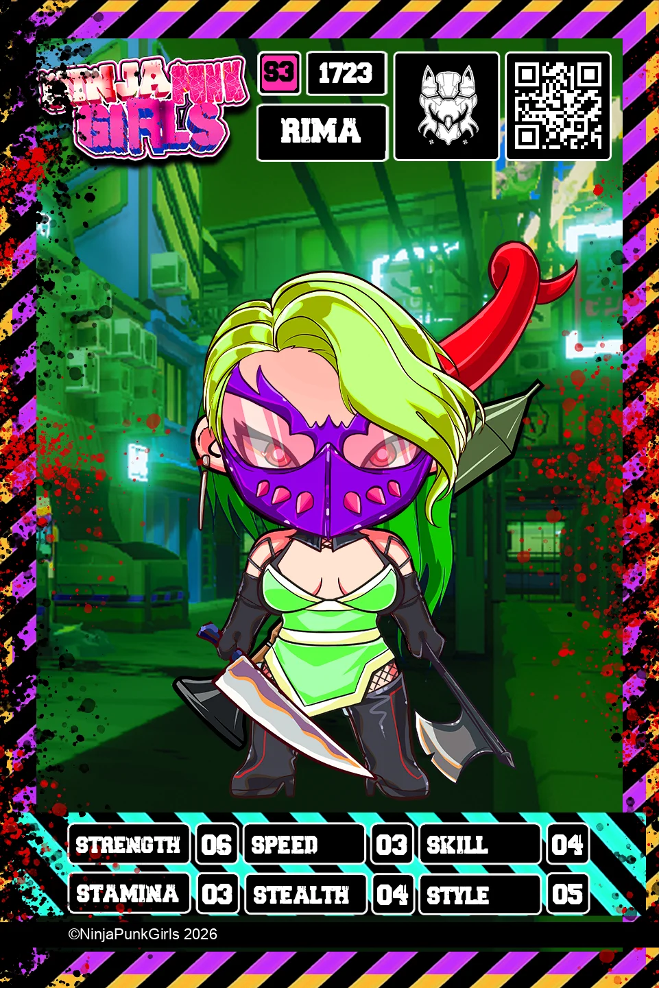 Rebuilt card #1723 Rima