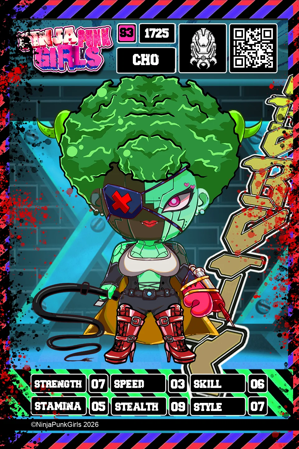 Rebuilt card #1725 Cho