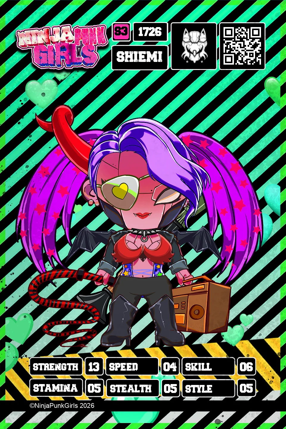 Rebuilt card #1726 Shiemi
