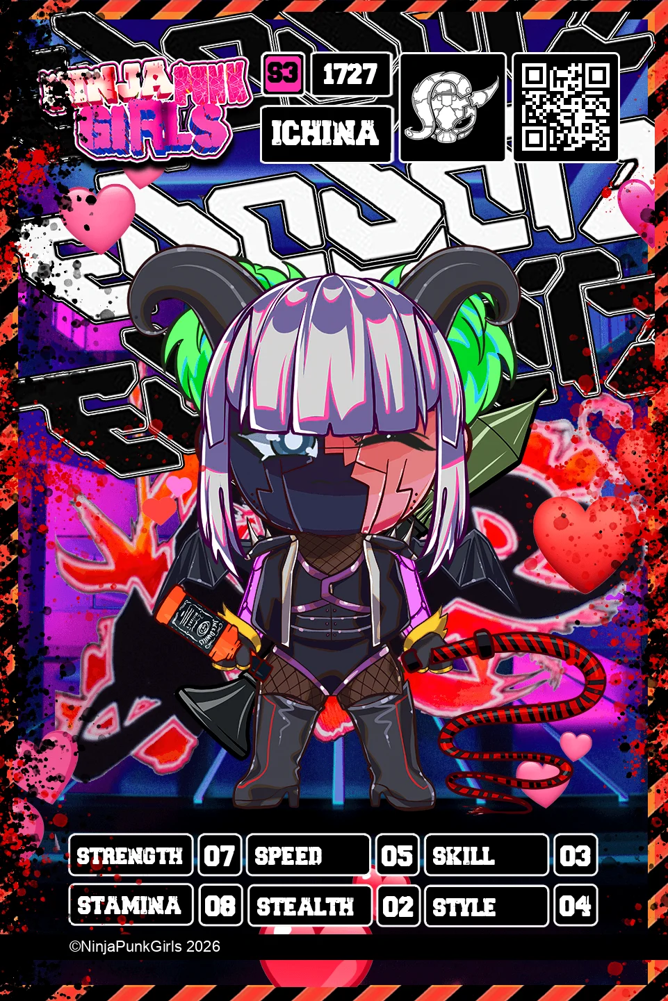 Rebuilt card #1727 Ichina