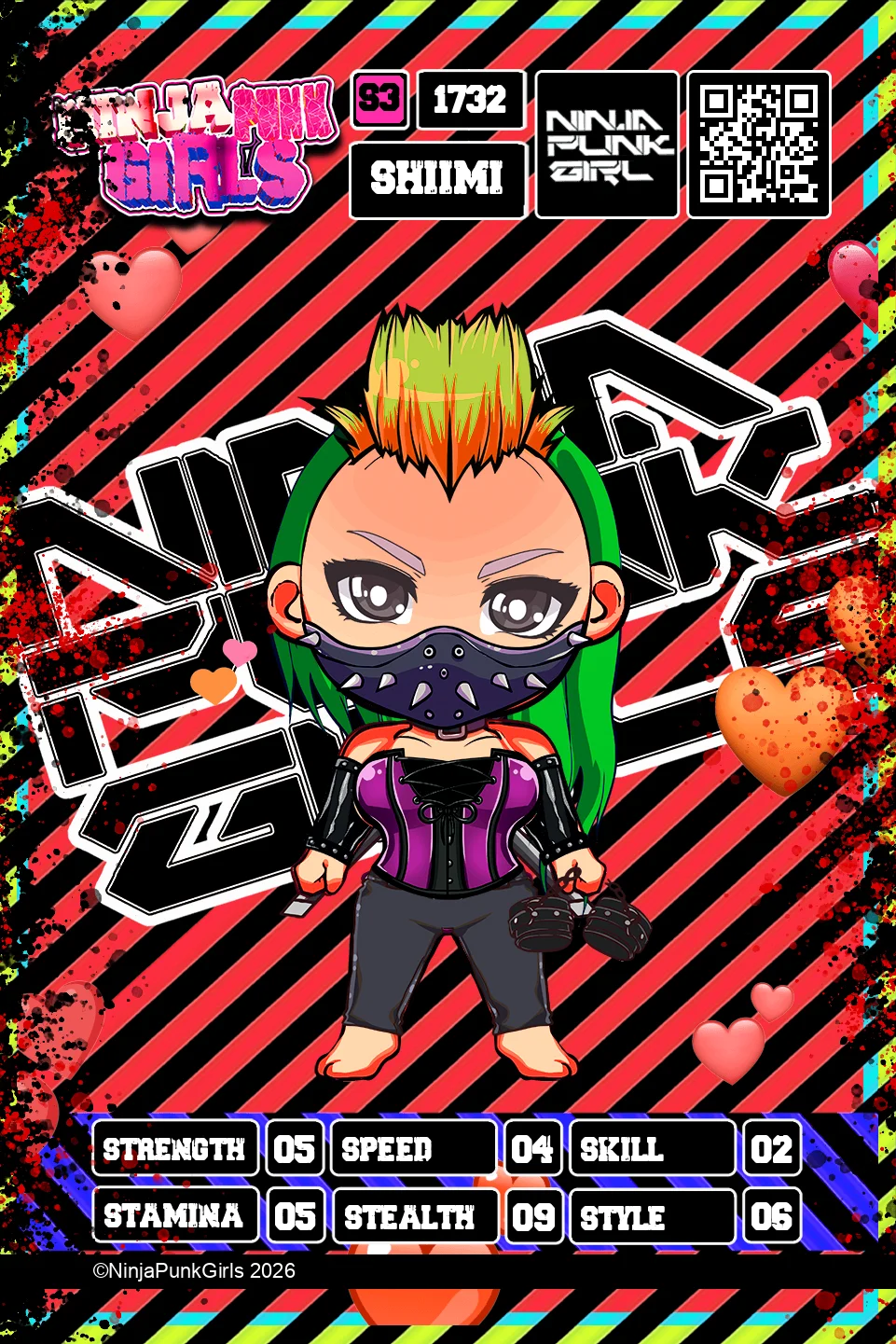 Rebuilt card #1732 Shiimi