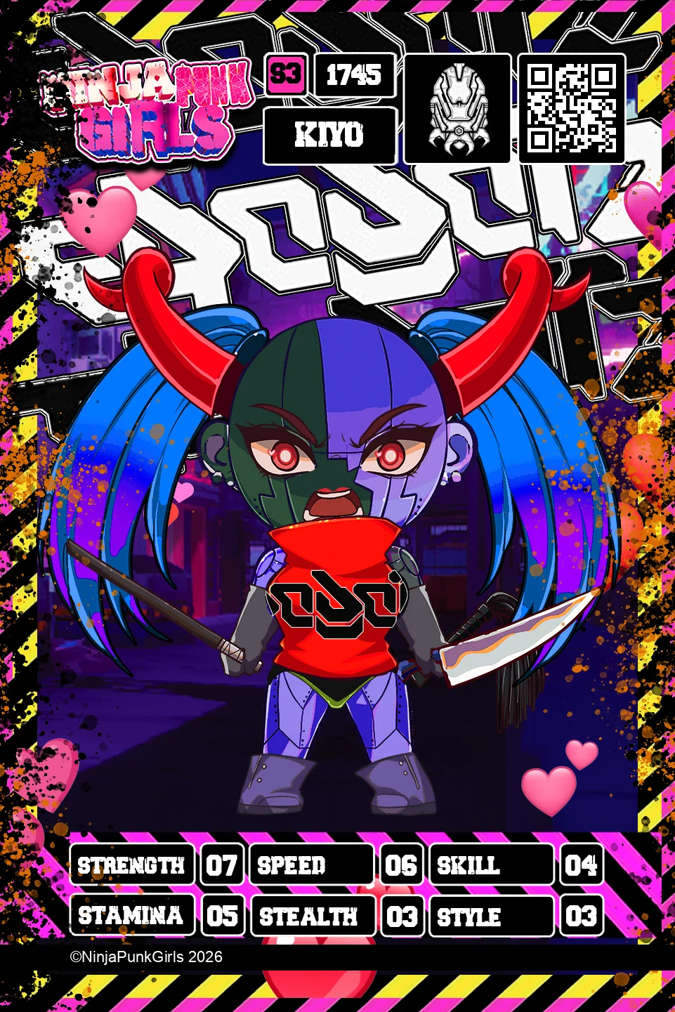 Rebuilt card #1745 Kiyo