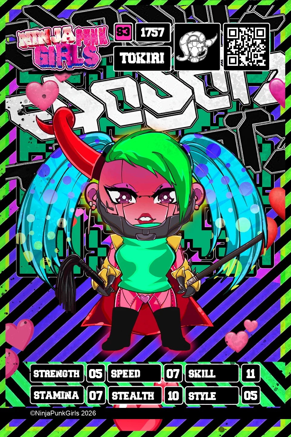 Rebuilt card #1757 Tokiri