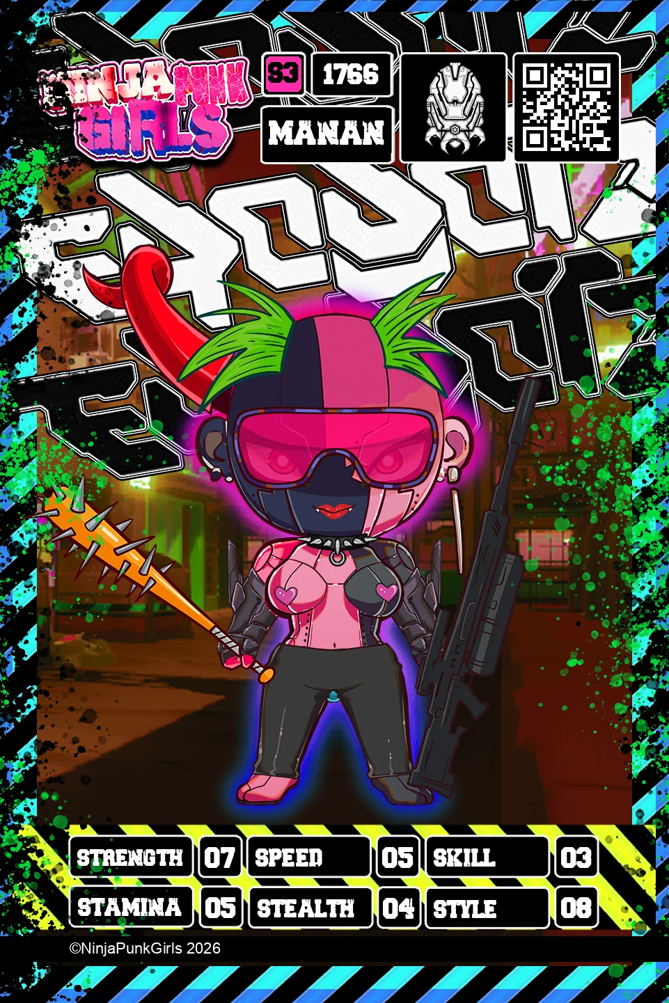 Rebuilt card #1766 Manan