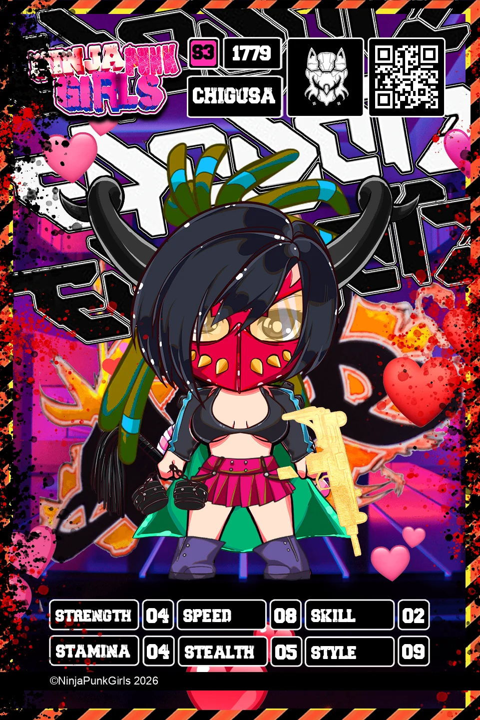 Rebuilt card #1779 Chigusa