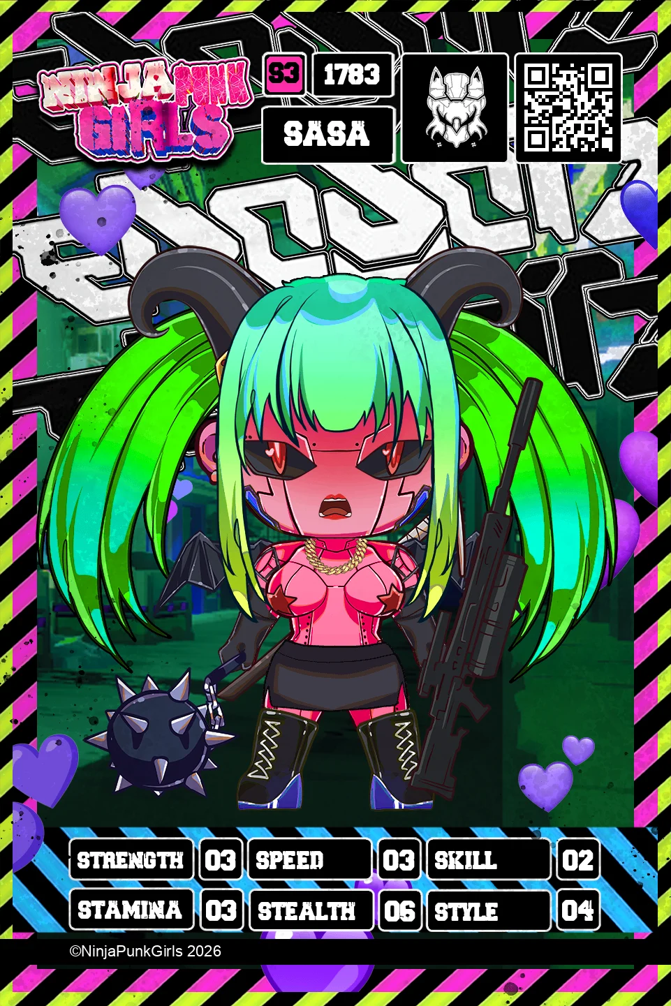 Rebuilt card #1783 Sasa