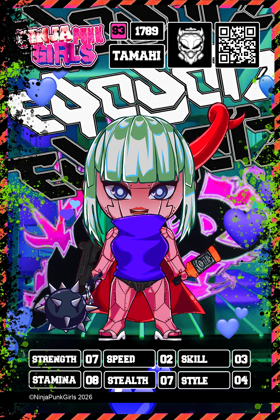 Rebuilt card #1789 Tamahi