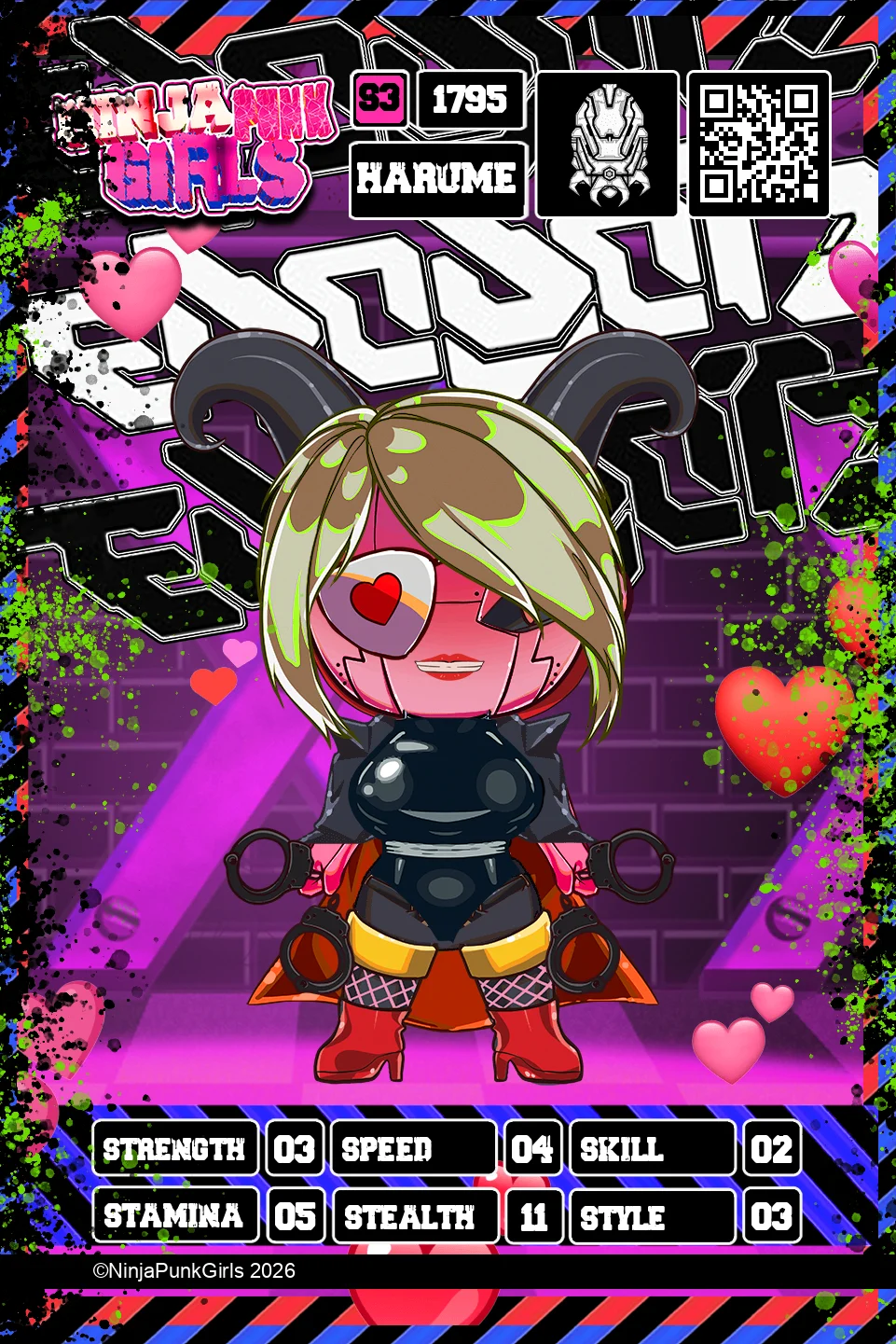 Rebuilt card #1795 Harume