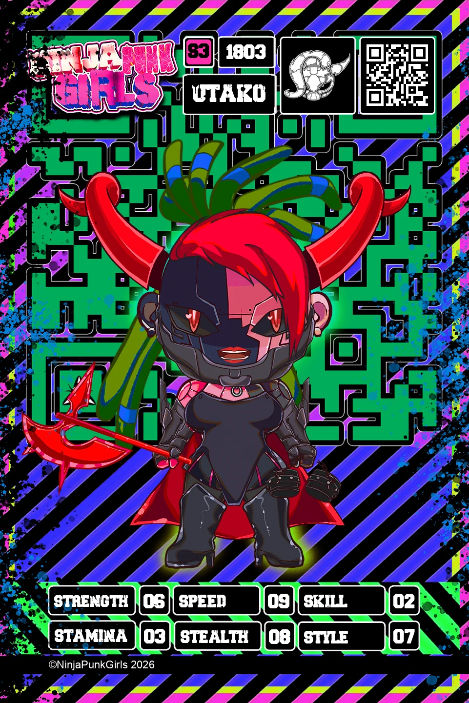 Rebuilt card #1803 Utako