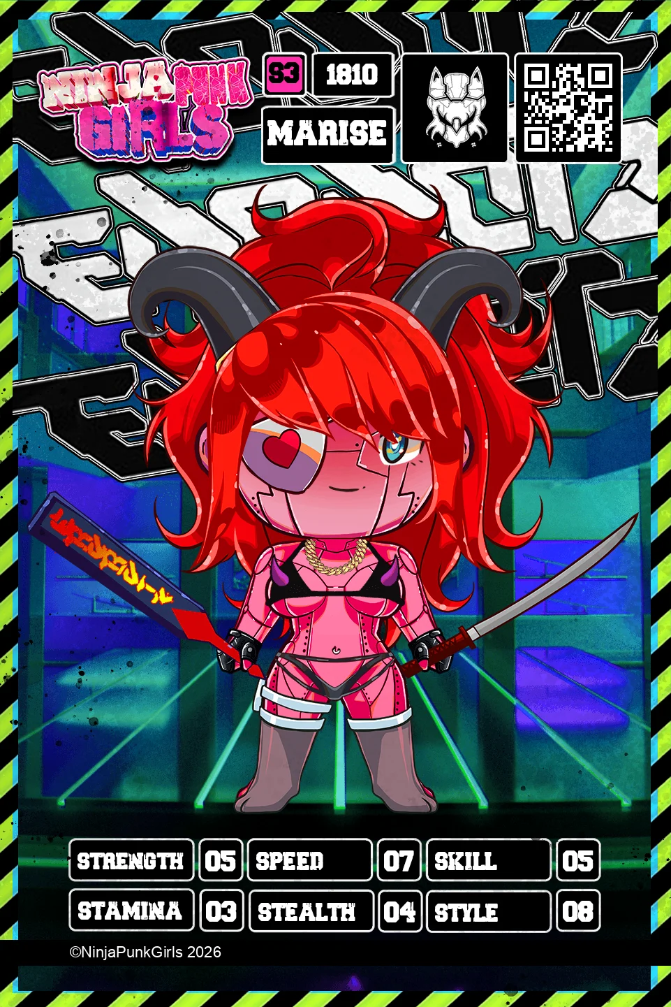 Rebuilt card #1810 Marise