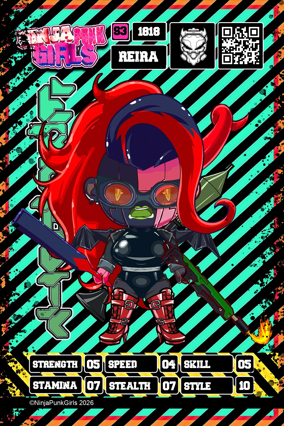 Rebuilt card #1818 Reira