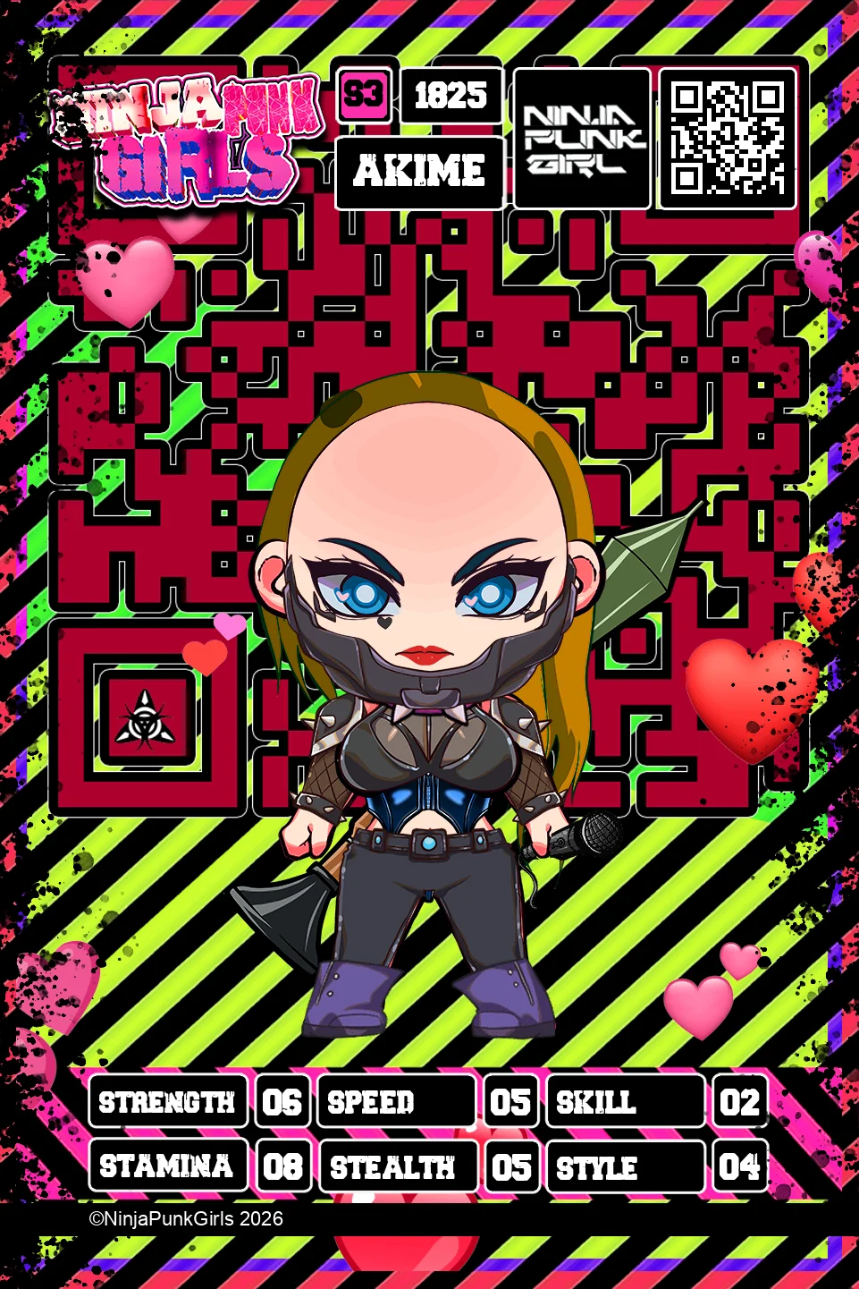 Rebuilt card #1825 Akime