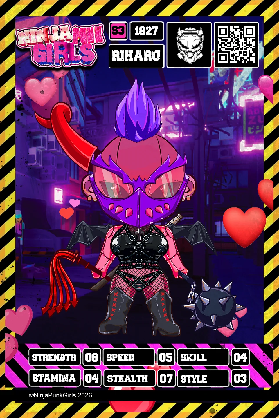 Rebuilt card #1827 Riharu
