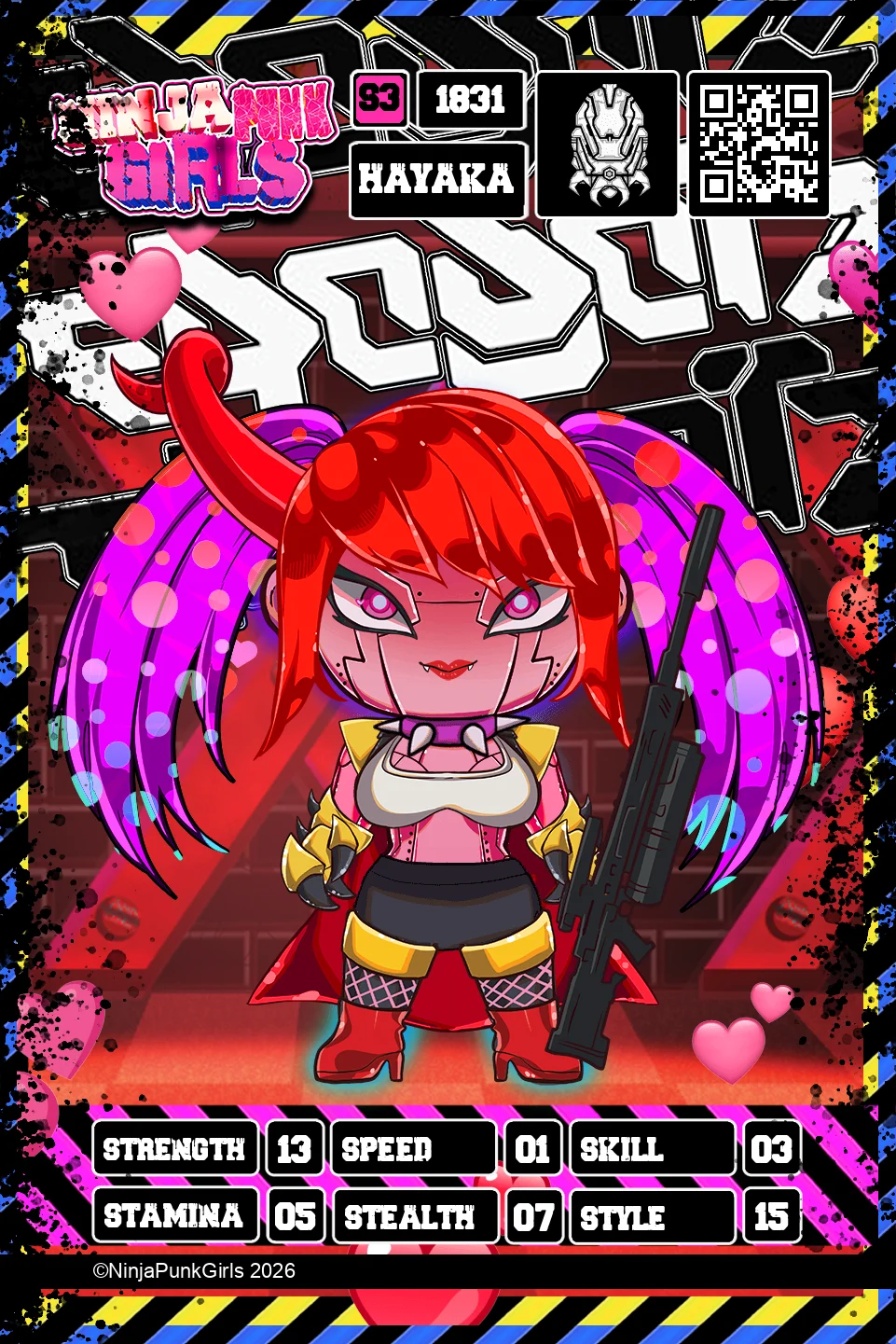 Rebuilt card #1831 Hayaka