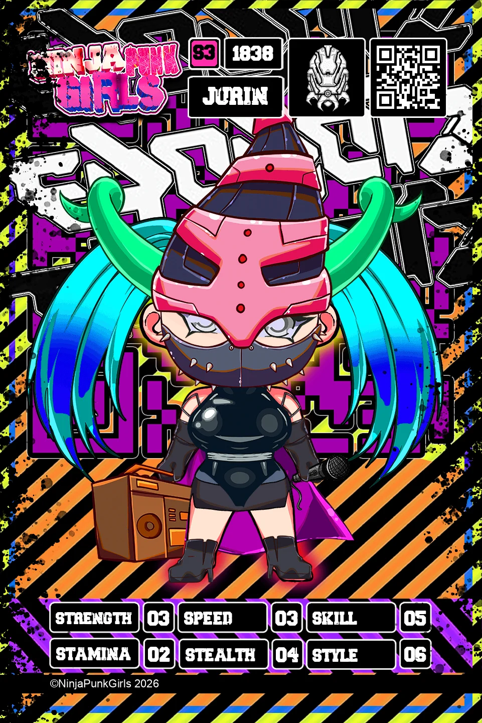 Rebuilt card #1838 Jurin