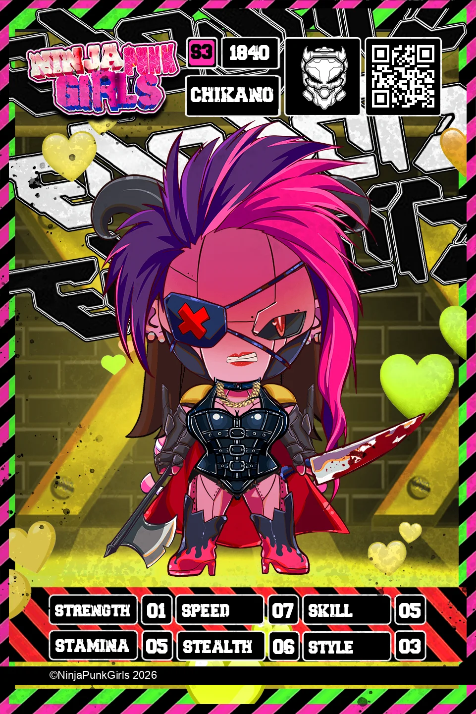 Rebuilt card #1840 Chikano