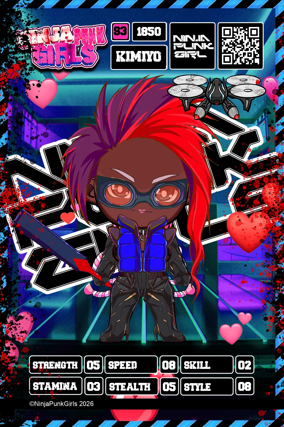 Rebuilt card #1850 Kimiyo