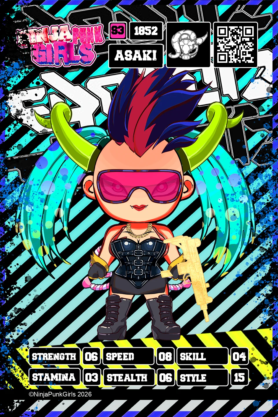 Rebuilt card #1852 Asaki
