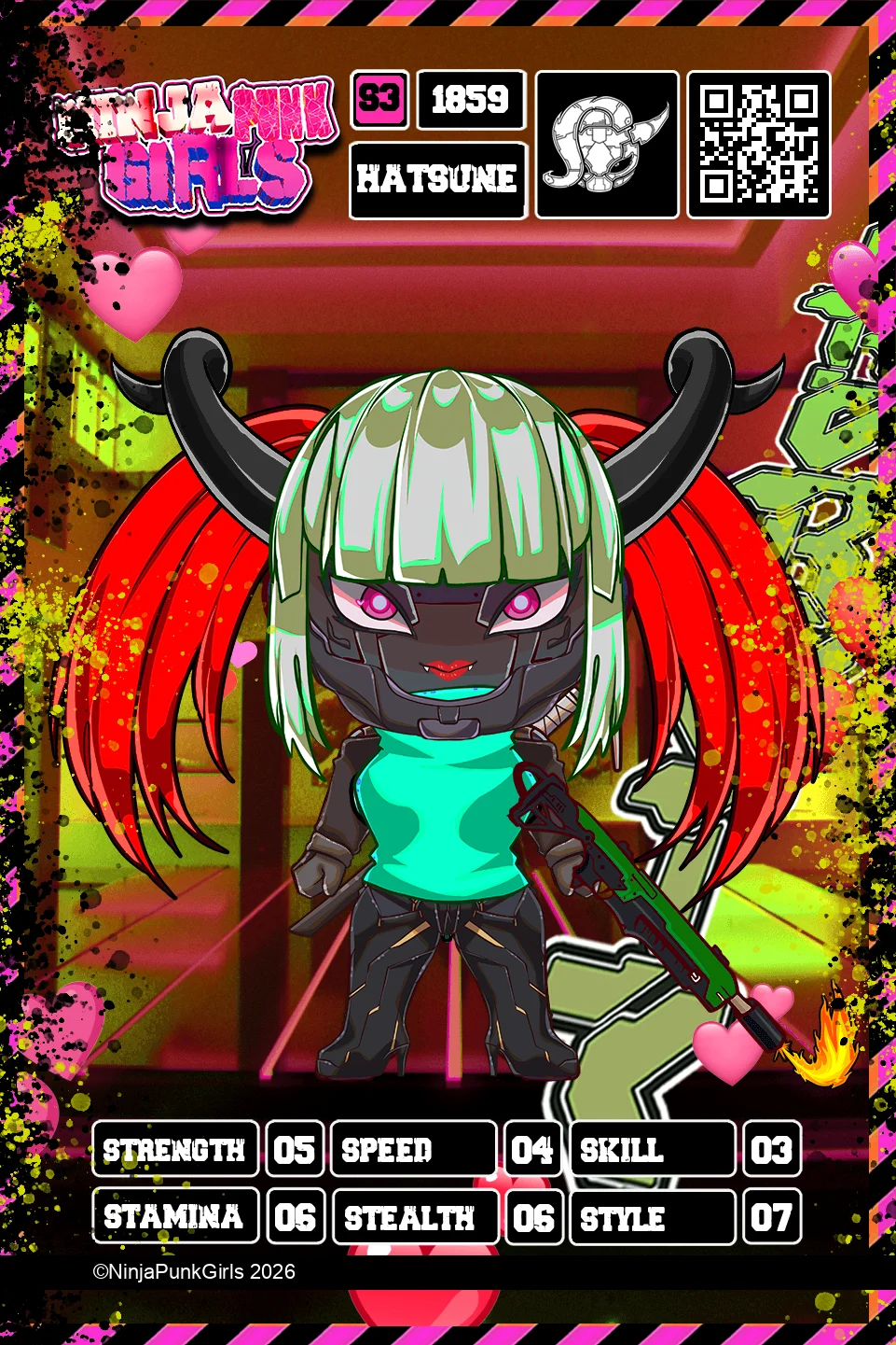 Rebuilt card #1859 Hatsune