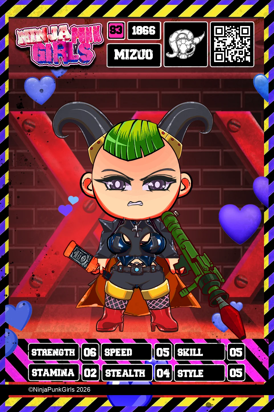 Rebuilt card #1866 Mizuo