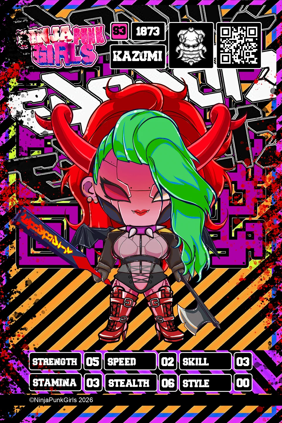 Rebuilt card #1873 Kazumi