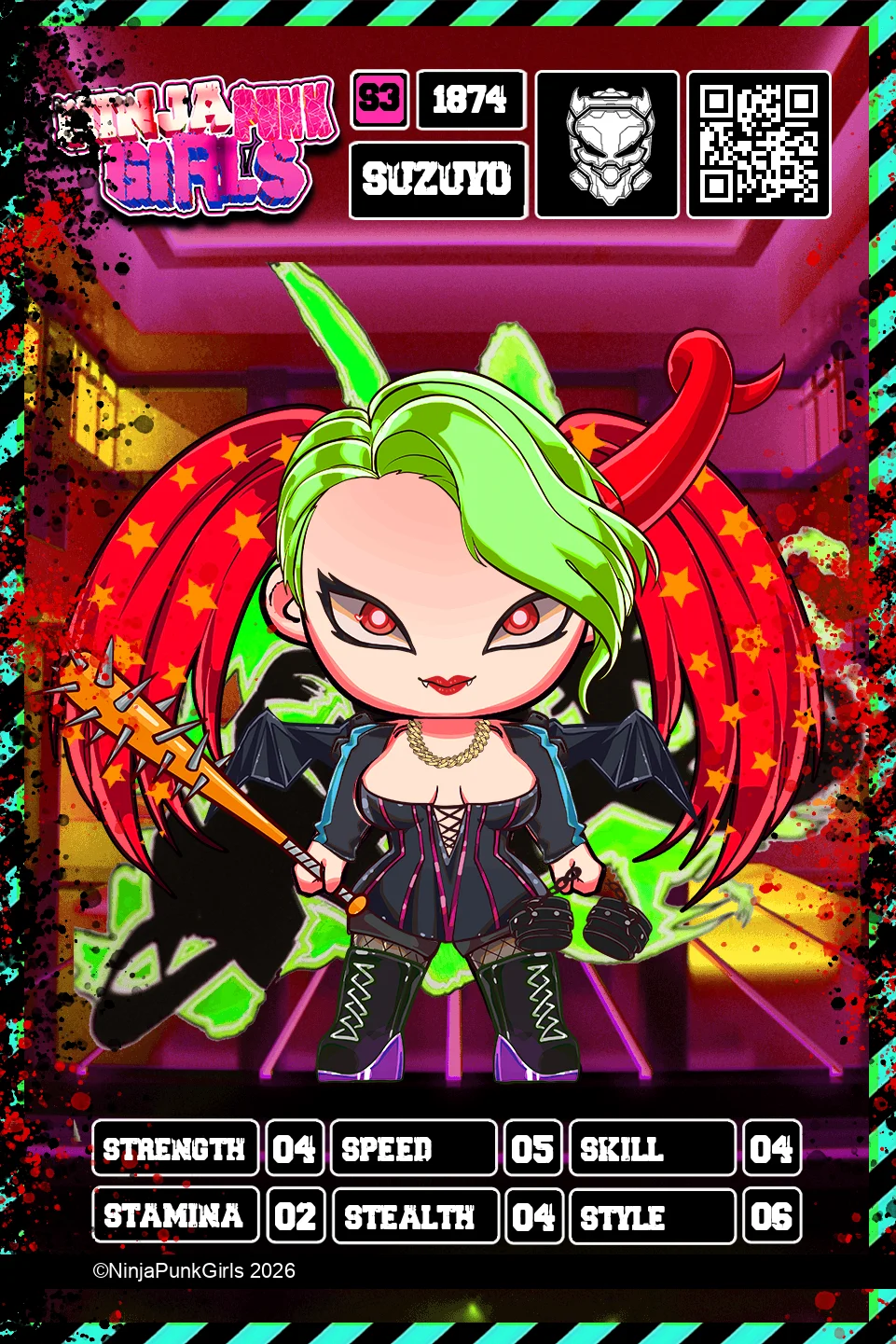 Rebuilt card #1874 Suzuyo