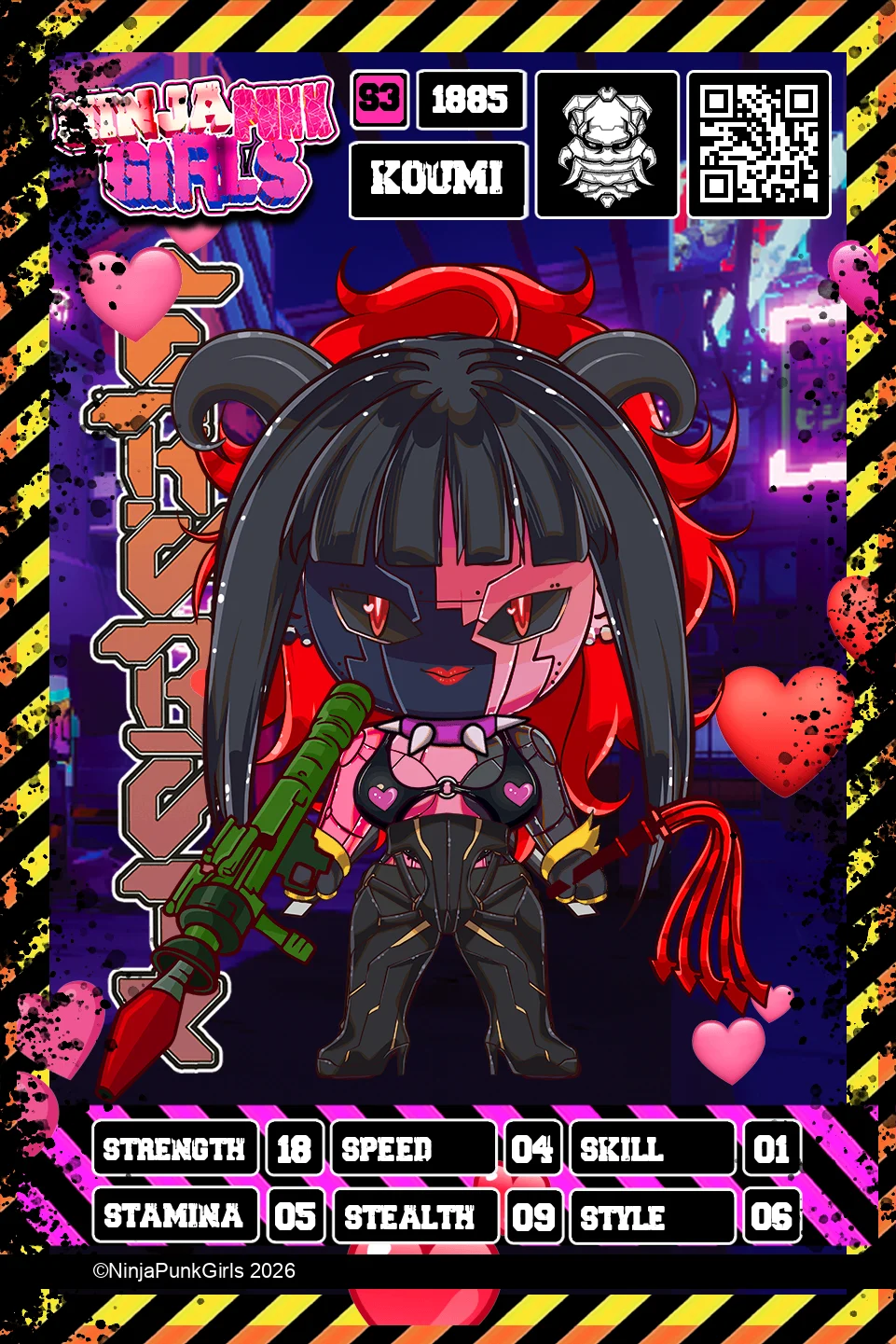 Rebuilt card #1885 Koumi