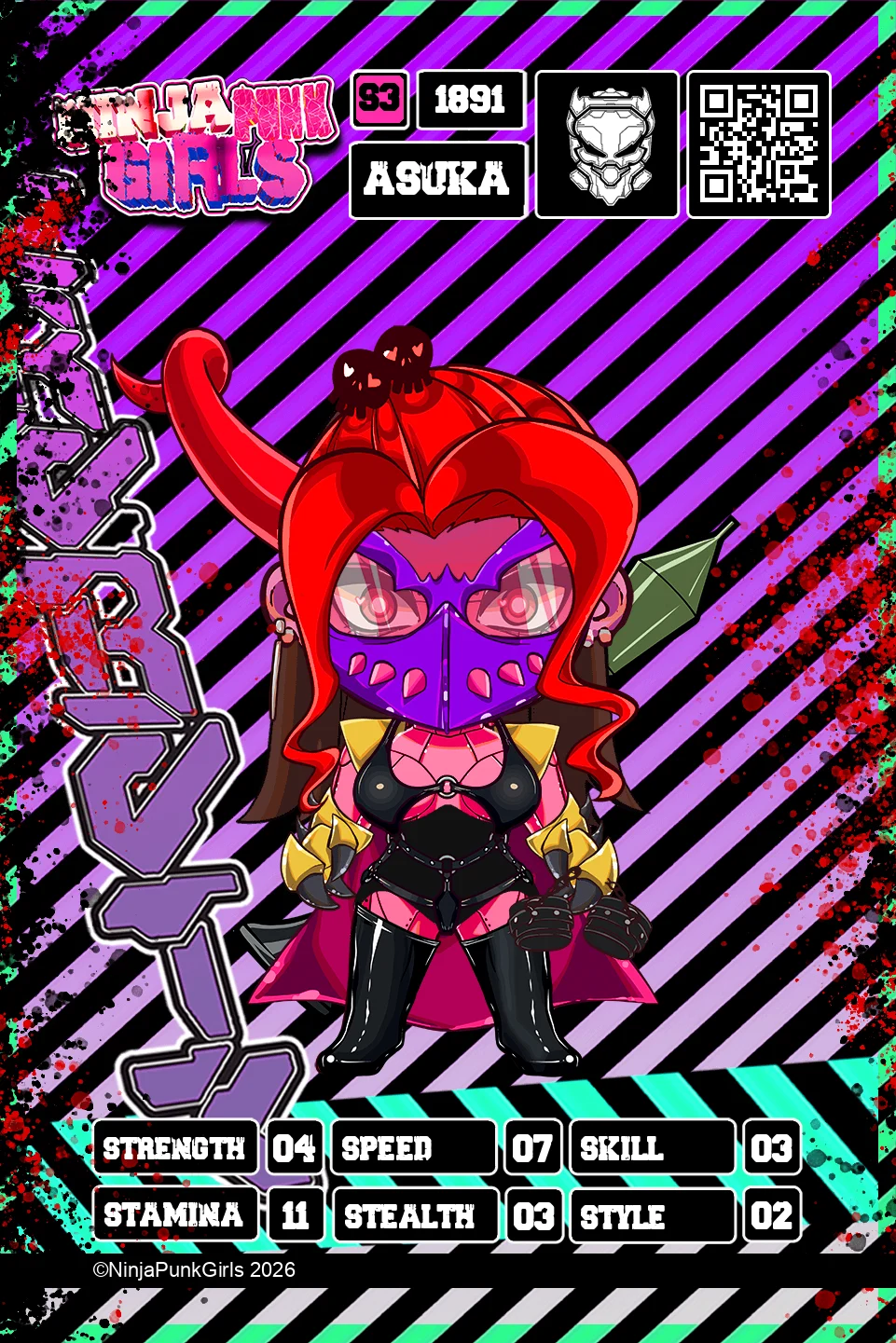 Rebuilt card #1891 Asuka