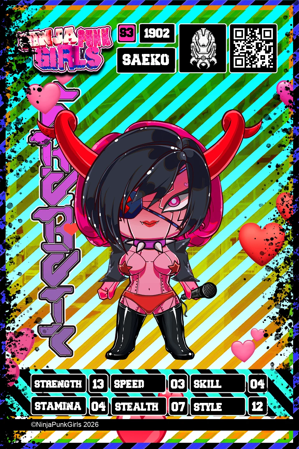 Rebuilt card #1902 Saeko
