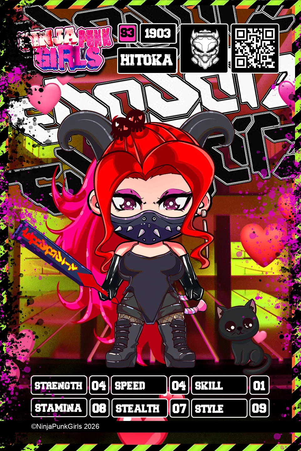 Rebuilt card #1903 Hitoka