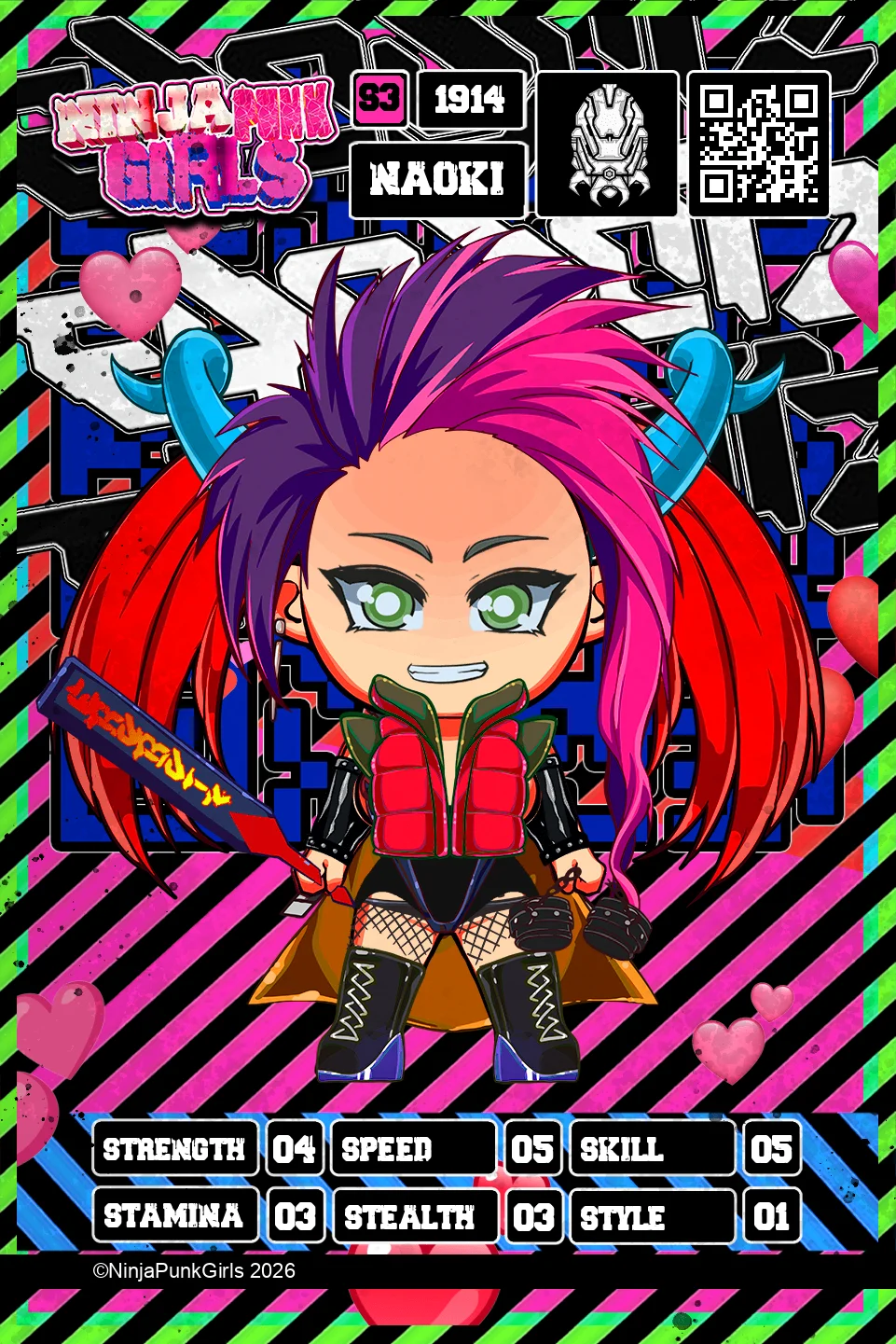 Rebuilt card #1914 Naoki
