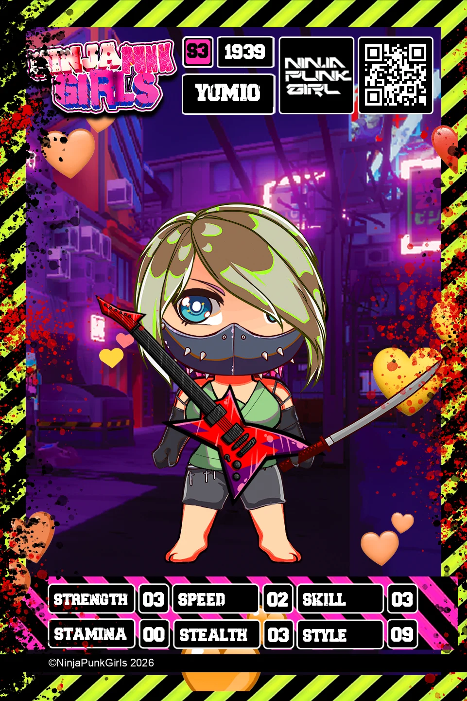 Rebuilt card #1939 Yumio