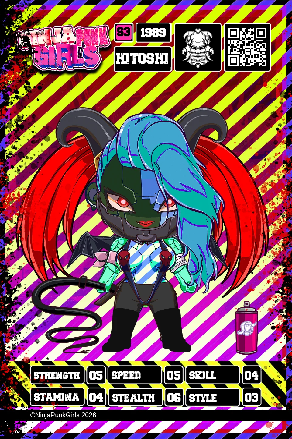 Rebuilt card #1989 Hitoshi