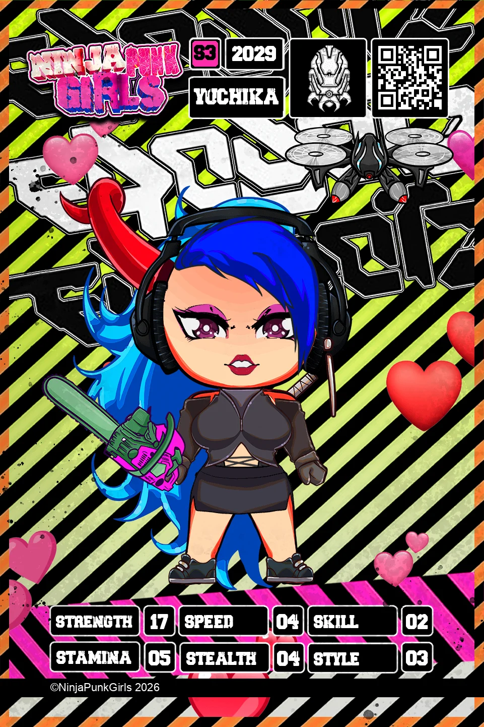Rebuilt card #2029 Yuchika