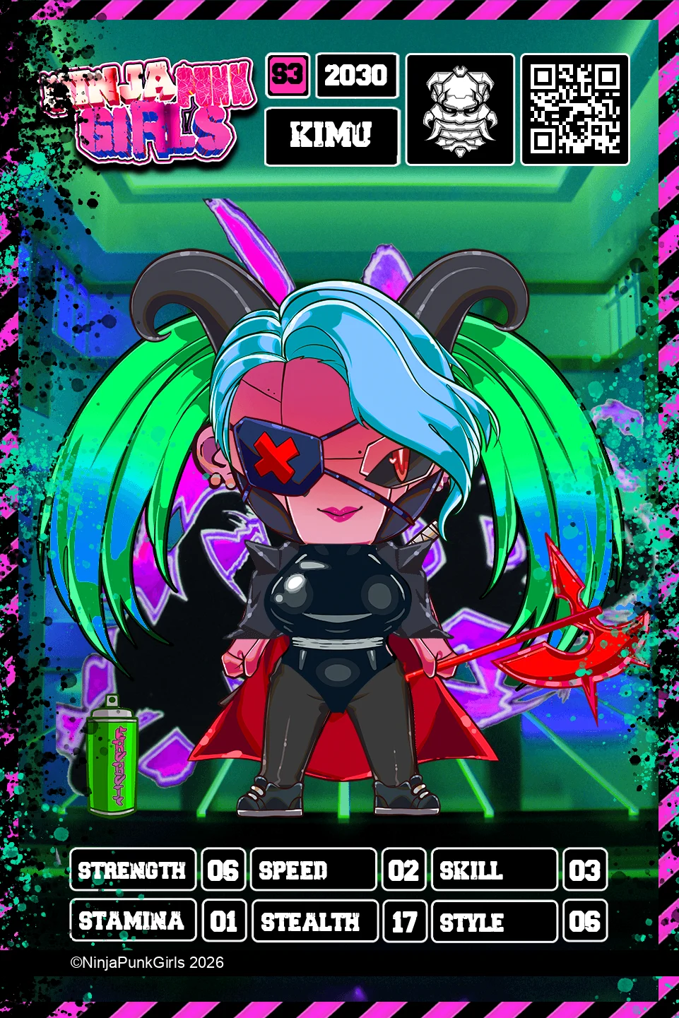 Rebuilt card #2030 Kimu