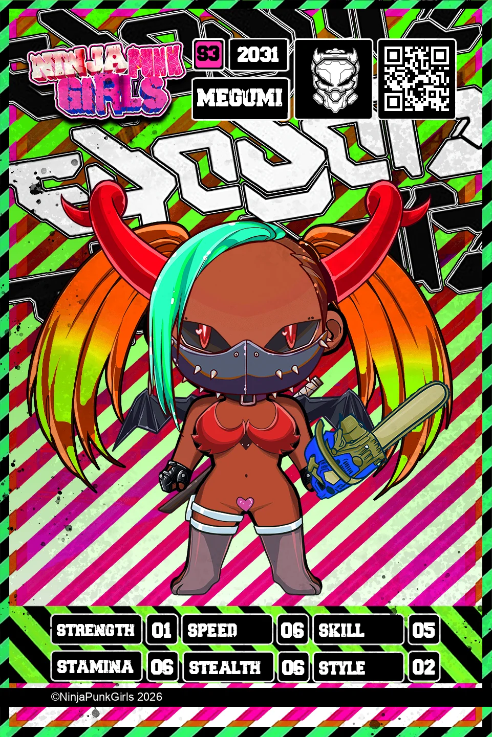 Rebuilt card #2031 Megumi