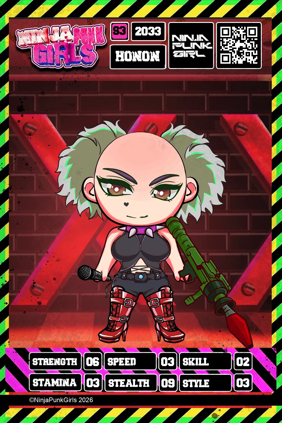 Rebuilt card #2033 Honon