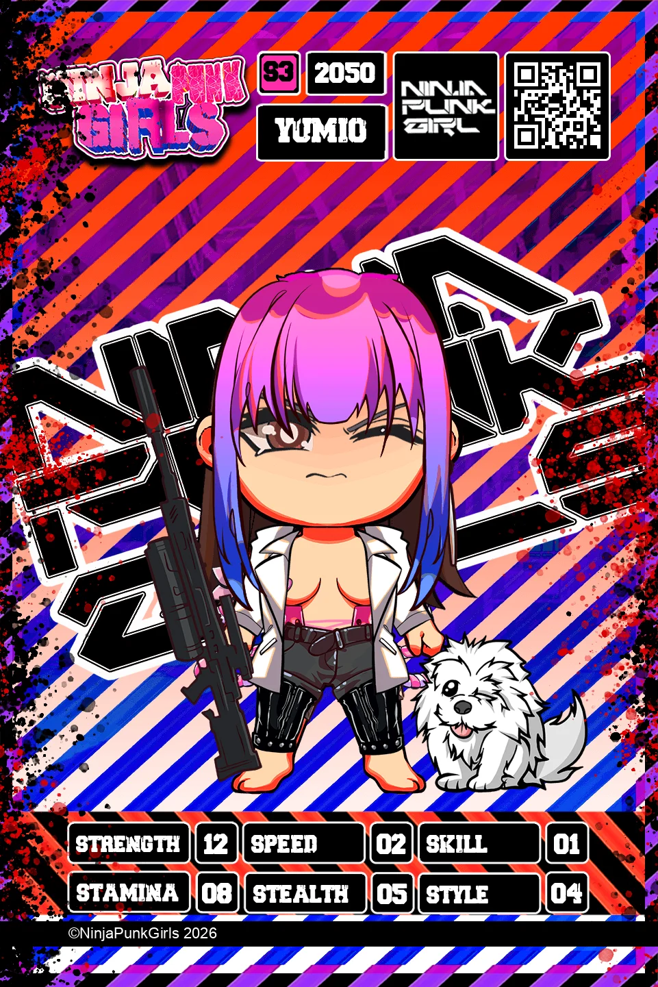 Rebuilt card #2050 Yumio