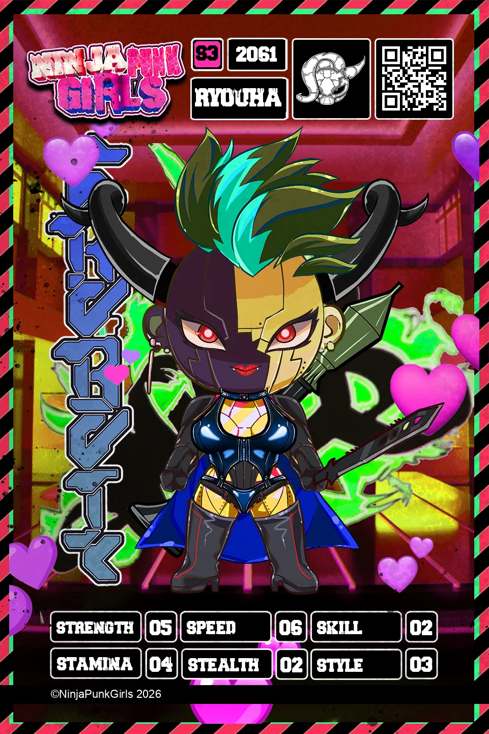 Rebuilt card #2061 Ryouha