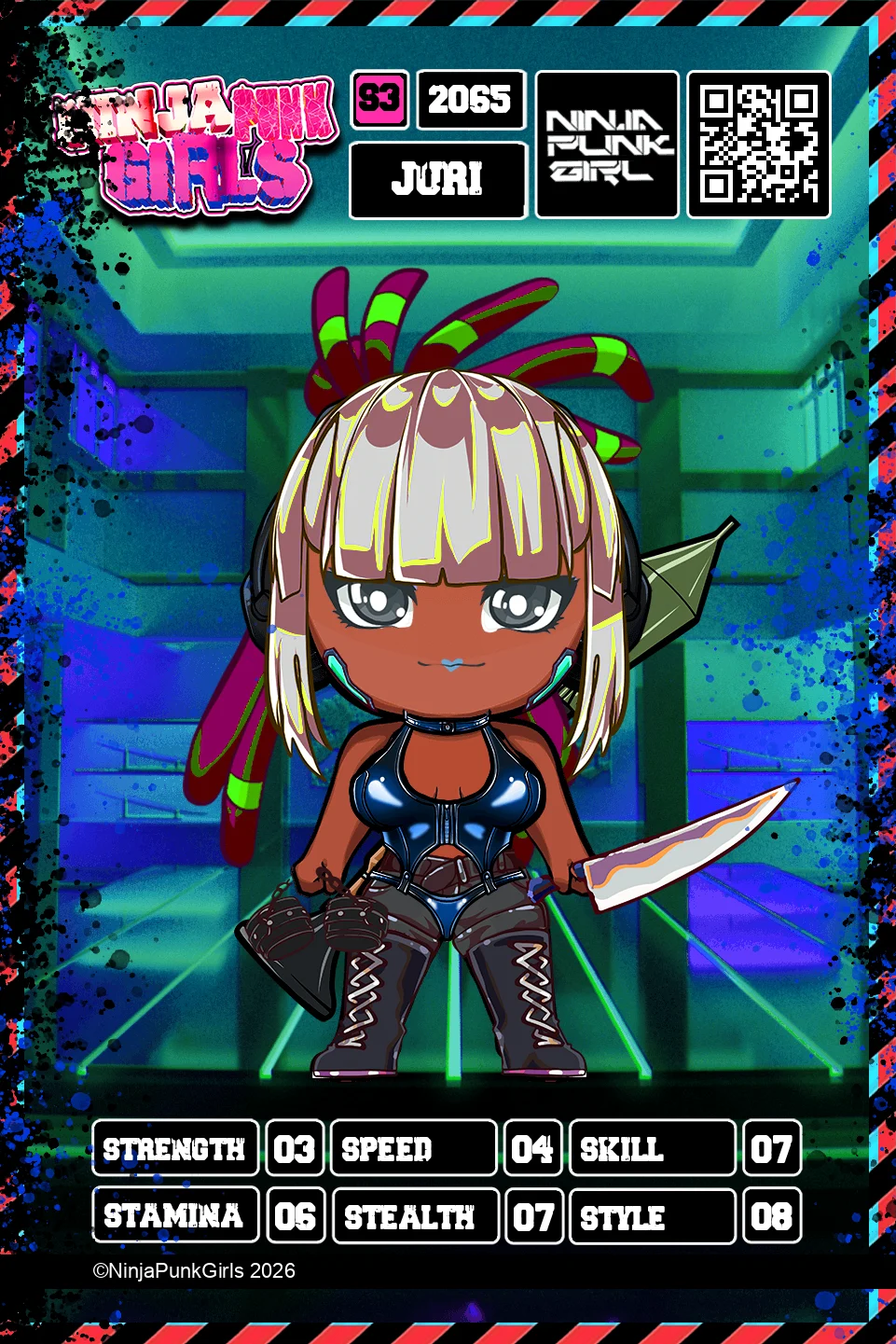 Rebuilt card #2065 Juri