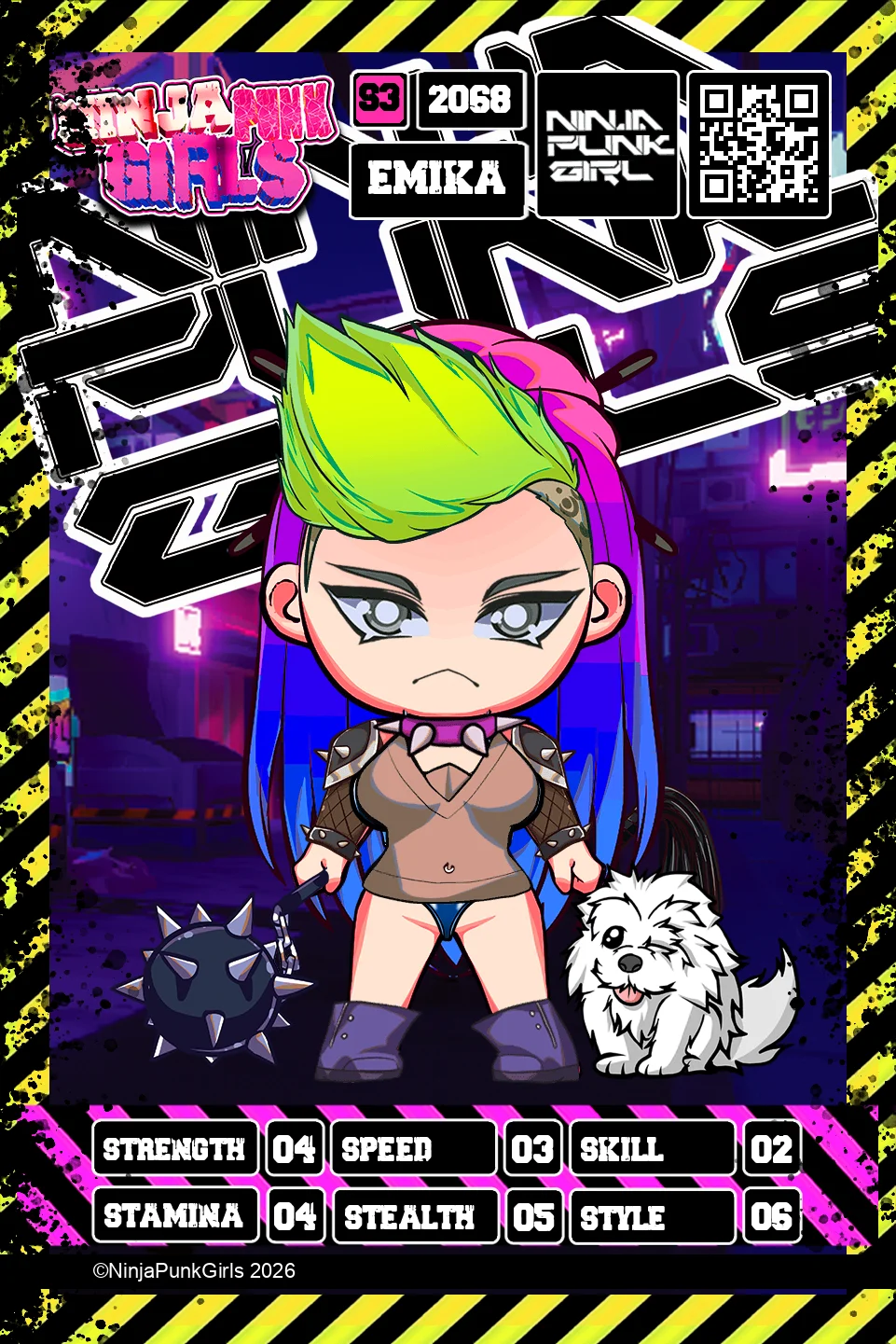 Rebuilt card #2068 Emika