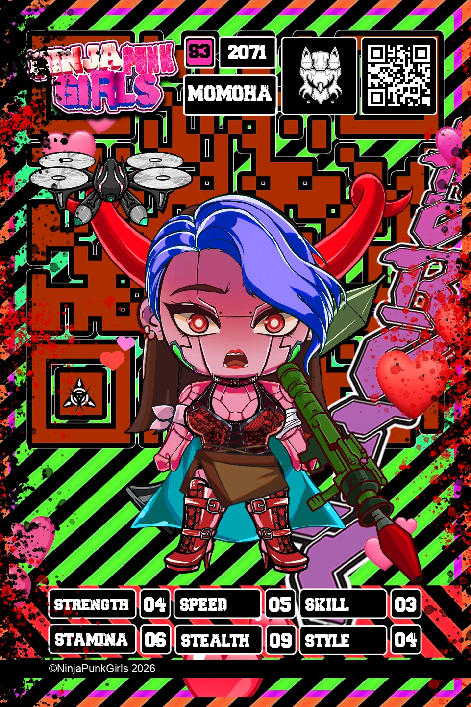 Rebuilt card #2071 Momoha