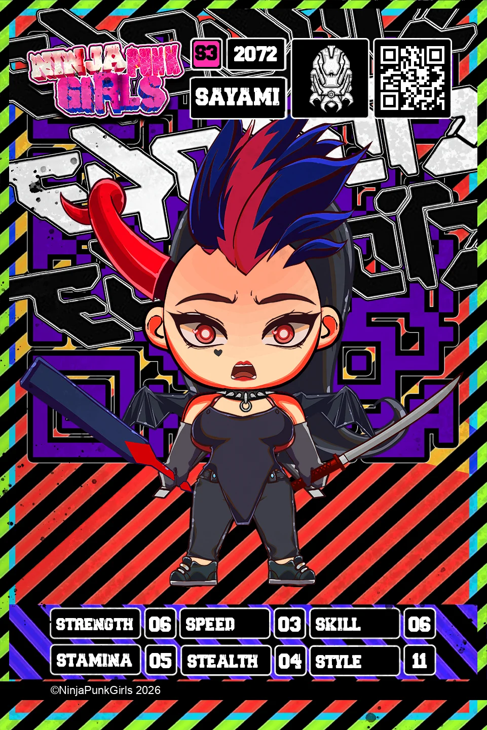 Rebuilt card #2072 Sayami