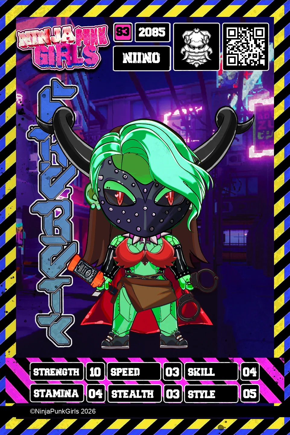 Rebuilt card #2085 Niino