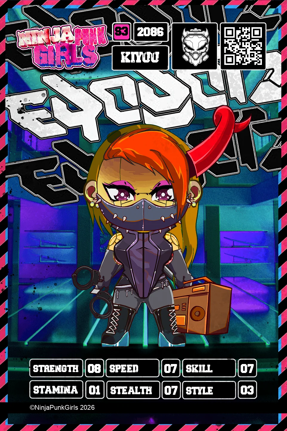 Rebuilt card #2086 Kiyuu