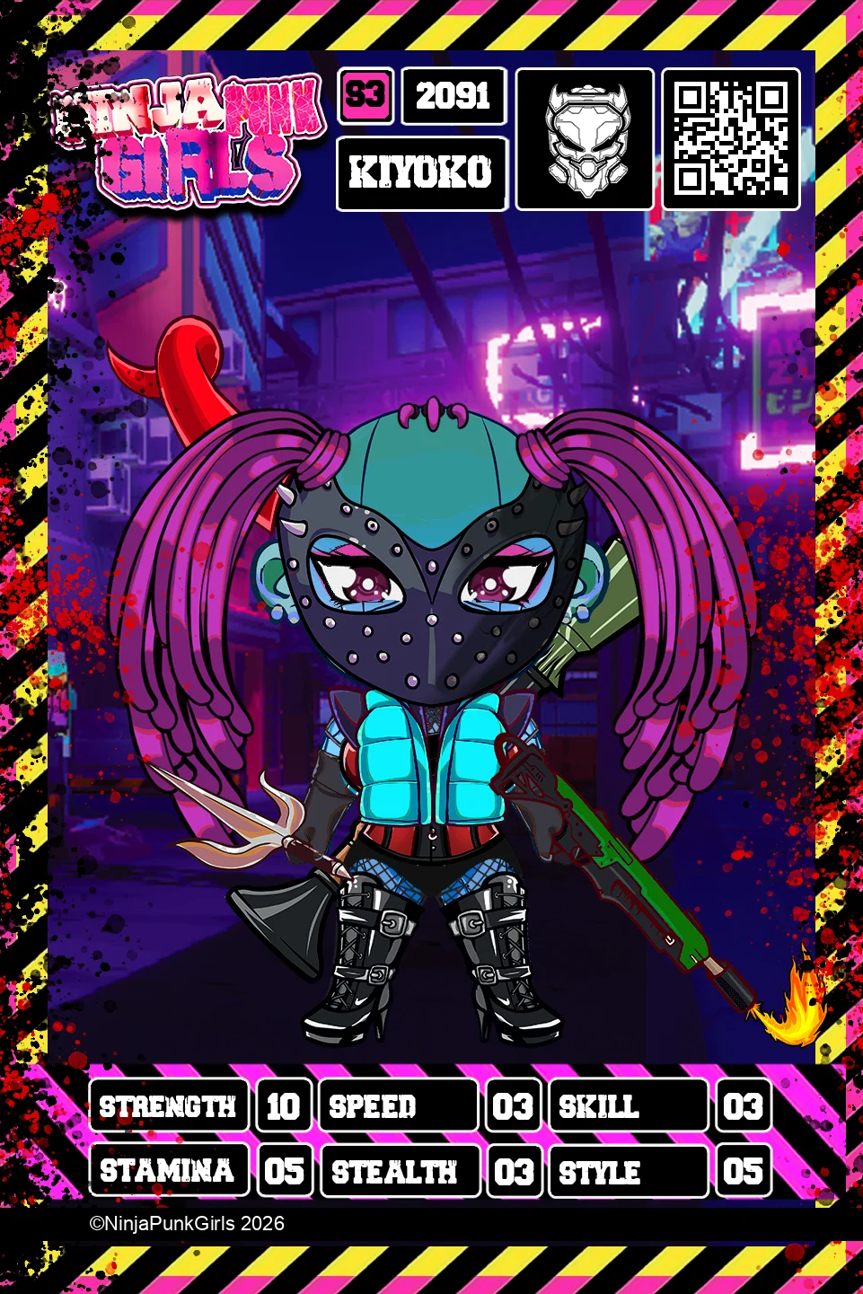 Rebuilt card #2091 Kiyoko