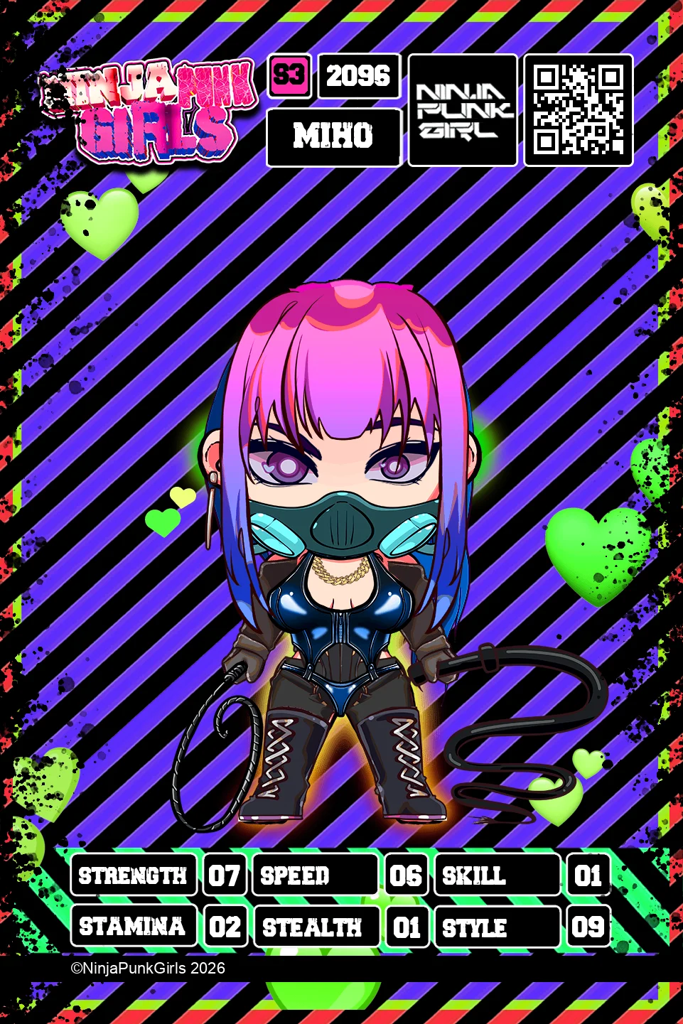 Rebuilt card #2096 Miho